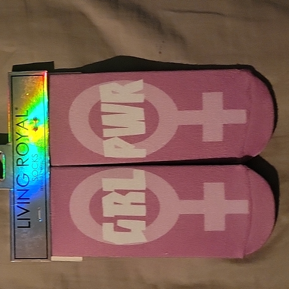 Living Royal GRL PWR Printed socks - Picture 1 of 3